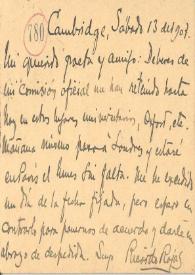 Tarjeta postal manuscrita con membrete de Gran Bretaña e Irlanda