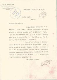 Carta de López, Luis C.