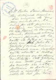 Carta de López Penha, Abrahán Z.