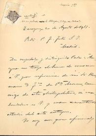 Carta de Antonio Moreno a F. Fita comunicándole las excavaciones realizadas en Julia Celsa, localizando el puente sobre el Ebro que poseía la ciudad y el hallazgo de monedas. También, el hallazgo de un ajuar funerario árabe en Alborge