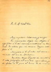 Carta de Ramón Santa María a Fidel Fita con descripciones y dibujos de inscripciones realizados en 1890; calco del ara de Apuleyano y fotos de una estatua romana y del amuleto (!)