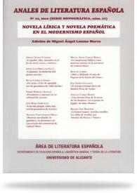 Anales de Literatura Española. Núm. 22, 2010