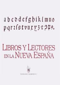 Libros y lectores en la Nueva España