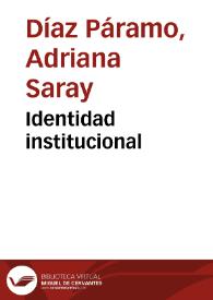 Identidad institucional
