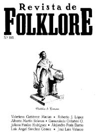 Revista de Folklore. Tomo 9b. Núm. 105, 1989