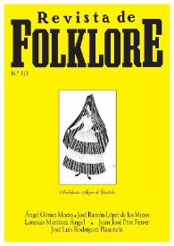 Revista de Folklore. Tomo 27a. Núm. 313, 2007
