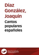 Cantos populares españoles