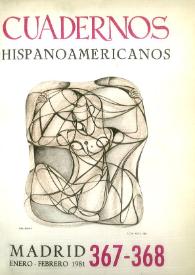 Cuadernos Hispanoamericanos. Núm. 367-368, enero-febrero 1981