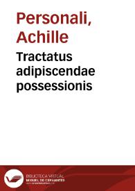 Tractatus adipiscendae possessionis