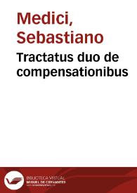 Tractatus duo de compensationibus