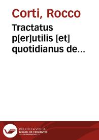 Tractatus p[er]utilis [et] quotidianus de iurepatronatus