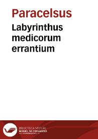 Labyrinthus medicorum errantium