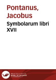 Symbolarum libri XVII