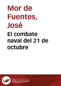 El combate naval del 21 de octubre