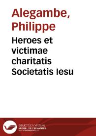 Heroes et victimae charitatis Societatis Iesu