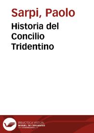 Historia del Concilio Tridentino