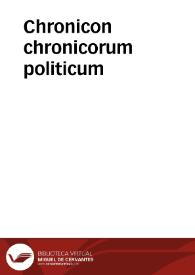 Chronicon chronicorum politicum