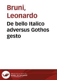 De bello Italico adversus Gothos gesto