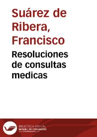 Resoluciones de consultas medicas