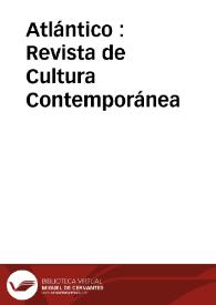 Atlántico : Revista de Cultura Contemporánea