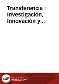Transferencia : Investigación, Innovación y Emprendimiento, Tecnológico de Monterrey