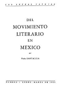 Del movimiento literario en México