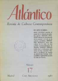 Atlántico : Revista de Cultura Contemporánea. Núm. 17, 1961
