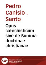 Opus catechisticum sive de Summa doctrinae christianae