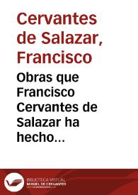 Obras que Francisco Cervantes de Salazar ha hecho glossado y traducido : Dialogo de la dignidad del hombre