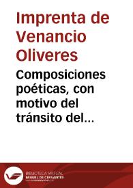 Composiciones poéticas, con motivo del tránsito del ciudadano general D. Rafael del Riego por Valencia [Texto impreso]