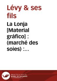 La Lonja [Material gráfico] : (marché des soies) : Valence