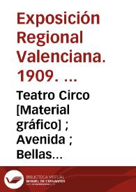 Teatro Circo [Material gráfico] ; Avenida ; Bellas Artes ; Galeria de Pista