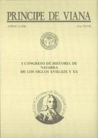 Príncipe de Viana. Anejo. Año XLVII, Anejo 4, 1986