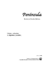 Península : Revista de Estudos Ibéricos. Núm. 3, 2006