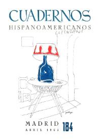 Cuadernos Hispanoamericanos. Núm. 184, abril 1965
