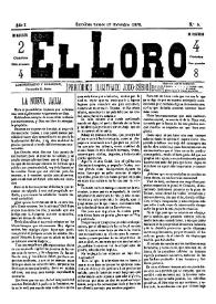 El Loro : periódico ilustrado joco-serio. Núm. 5,  27 de diciembre de 1879