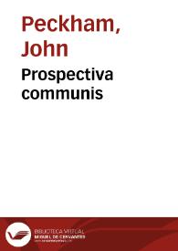 Prospectiva communis