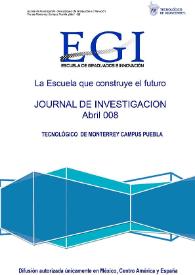Journal de Investigación de la Escuela de Graduados e Innovación. Abril 2008