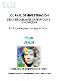Journal de Investigación de la Escuela de Graduados e Innovación. Mayo 2009
