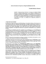 Normas Rectoras del Proyecto de Código Penal Peruano de 1986