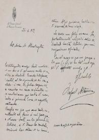Carta de Rafael Altamira a Archer Milton Huntington. [Madrid], 26 de junio de 1912
