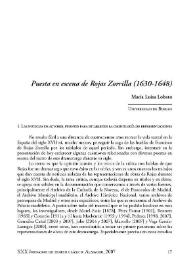 Puesta en escena de Rojas Zorrilla en el siglo XVII (1630-1648)
