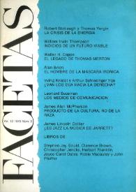 Facetas. Núm. 3. Vol. 12, 1979
