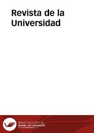 Revista de la Universidad