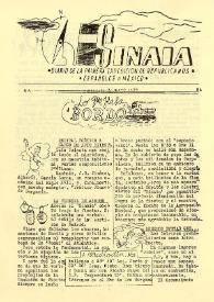 Sinaia : diario de la primera expedición de republicanos españoles a México. Núm. 6, 31 de mayo de 1939