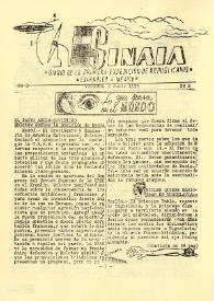 Sinaia : diario de la primera expedición de republicanos españoles a México. Núm. 8, 2 de junio de 1939