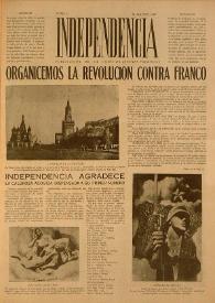 Independencia : Publicación de la Unión de Jóvenes Patriotas. Núm. 2, 10 de agosto de 1944