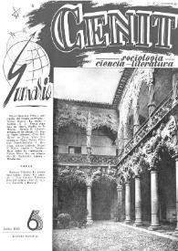 Cenit : Revista de Sociología, Ciencia y Literatura. Año I, núm. 6, junio 1951
