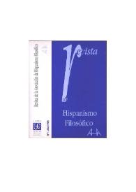 Revista de Hispanismo Filosófico, núm. 1 (1996). Presentación