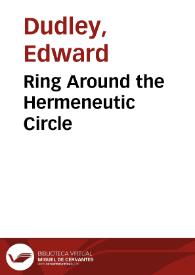 Ring Around the Hermeneutic Circle
